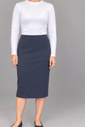 Final Sale Everyday Skirt - Navy Smoke