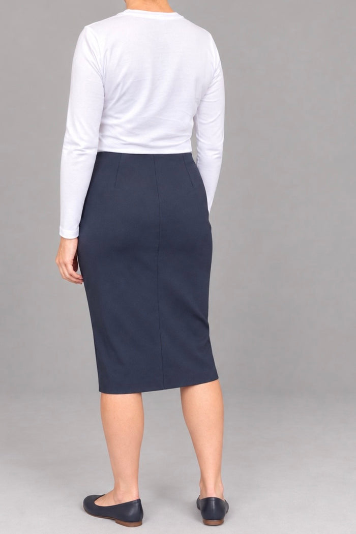 Final Sale Everyday Skirt - Navy Smoke