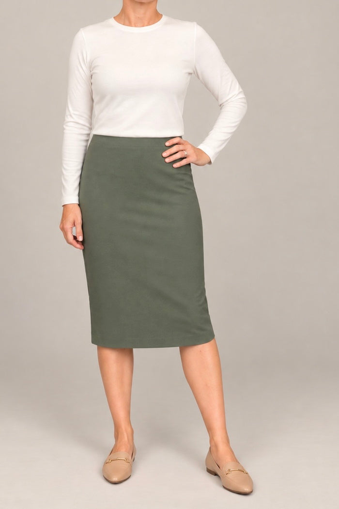 Final Sale Everyday Skirt - Sage Green