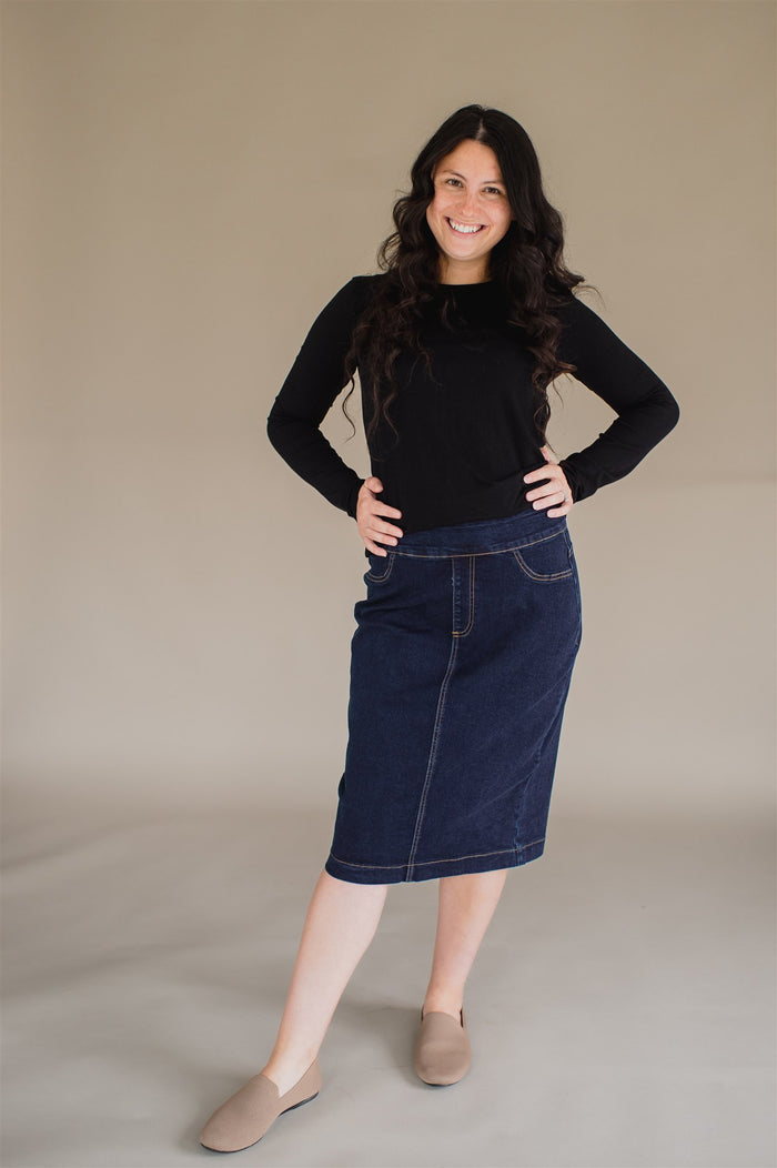 Final Sale Pull-On Style Denim