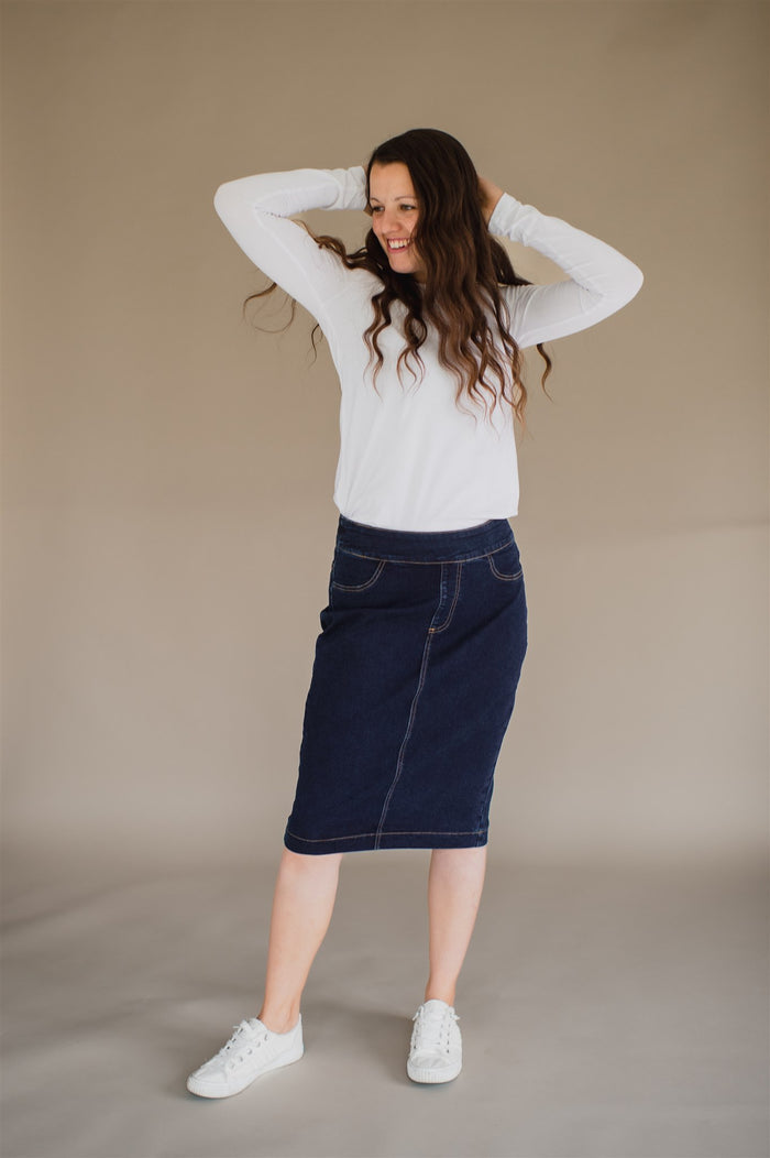 Final Sale Pull-On Style Denim