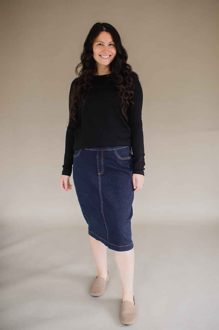 Final Sale Pull-On Style Denim