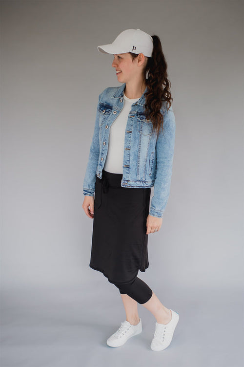 *FINAL SALE*FIT 'N SUBLIME Athletic Skirt - Black
