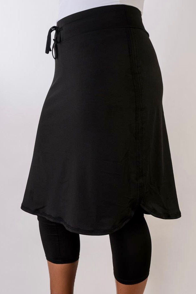 *FINAL SALE*FIT 'N SUBLIME Athletic Skirt - Black