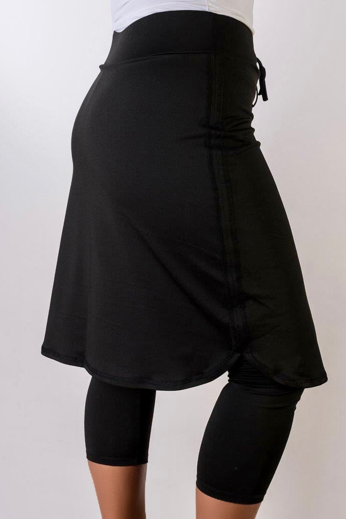 *FINAL SALE*FIT 'N SUBLIME Athletic Skirt - Black