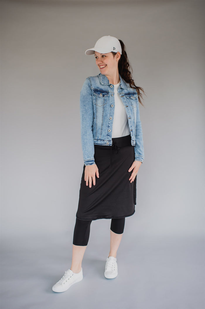 *FINAL SALE*FIT 'N SUBLIME Athletic Skirt - Black