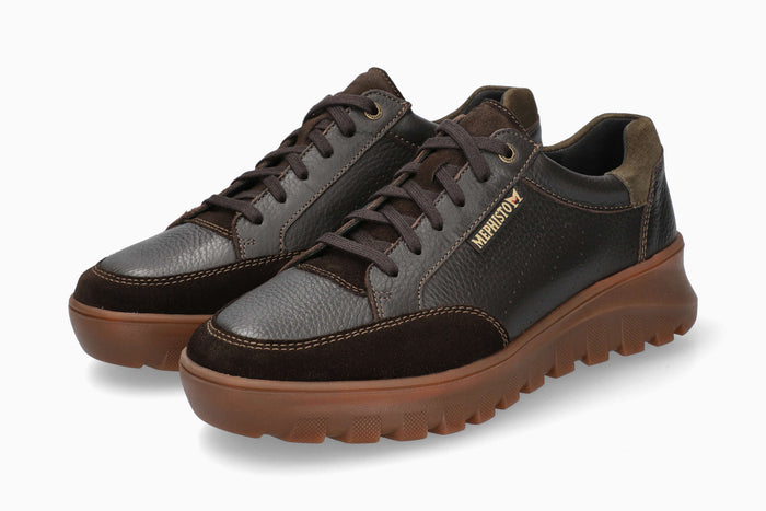 Mephisto Men's Sneaker Flynn New Dark Brown
