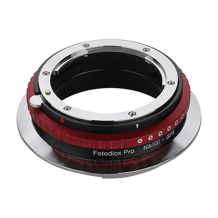 Fotodiox Pro Lens Mount Adapter Nikon F-Mount to Fujifilm GFX Mount metal construction