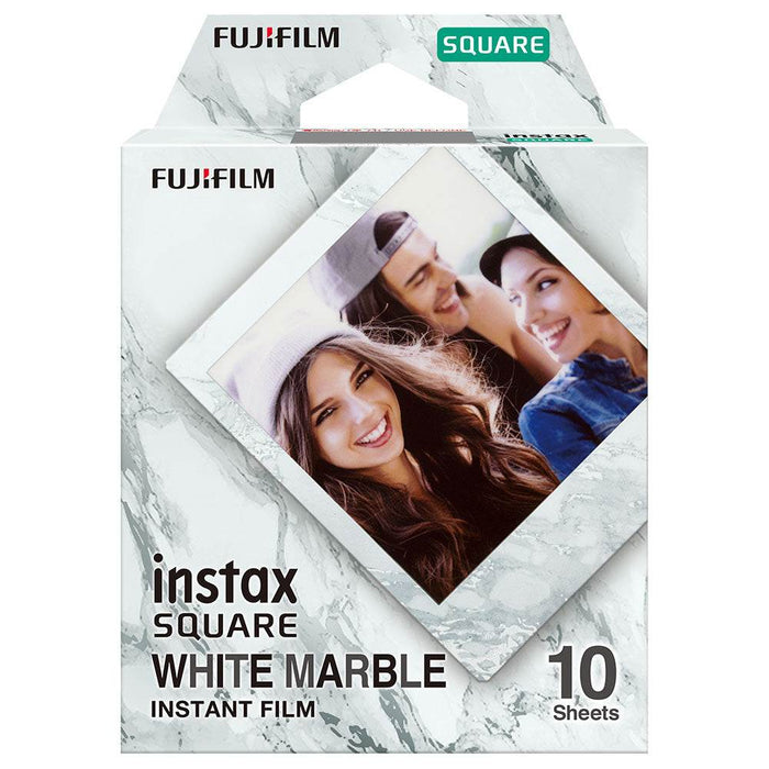 Fujifilm Instax Square Film 10 sheets white marble instant film for SQ10 camera