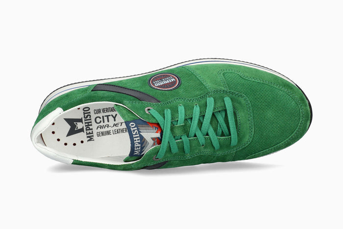 Mephisto Garry Sneaker Green Top