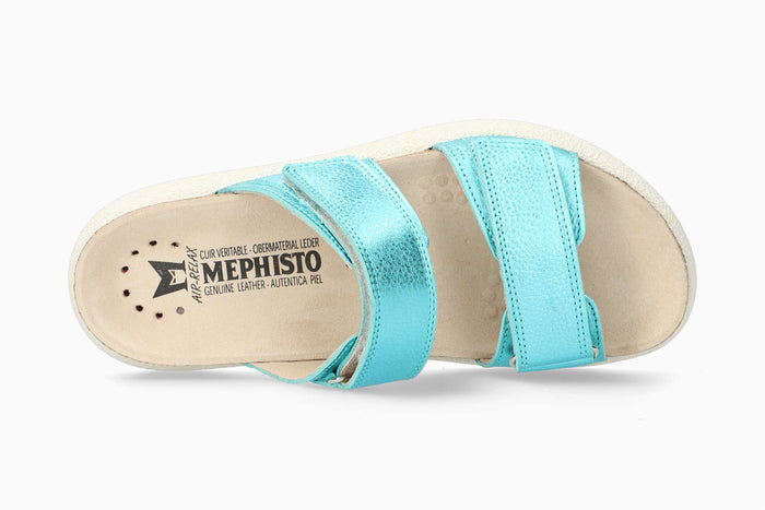 Mephisto Women's Sandal Gayle Turquoise Top
