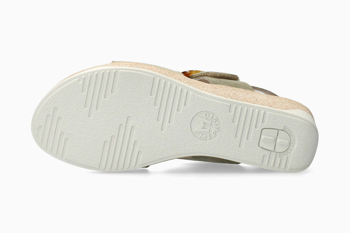 Mephisto Giulia Women's Sandal Light Khaki Sole