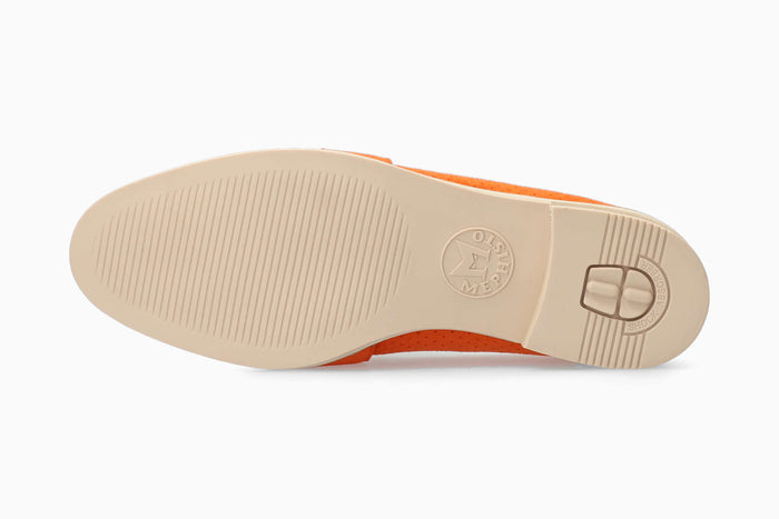 Mephisto Hadele Perf Women's Loafer Burnt Orange Sole