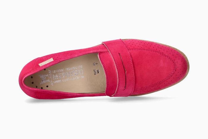 Mephisto Hadele Perf Women's Loafer Fuchsia Top