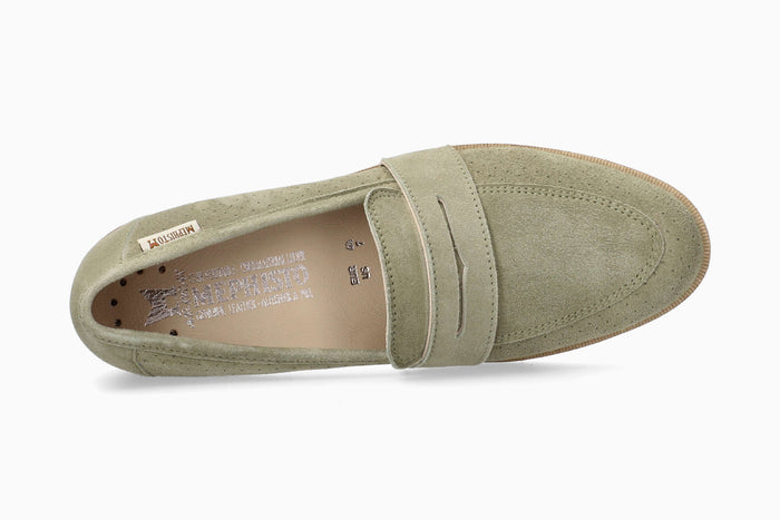 Mephisto Hadele Perf Women's Loafer Light Khaki Top