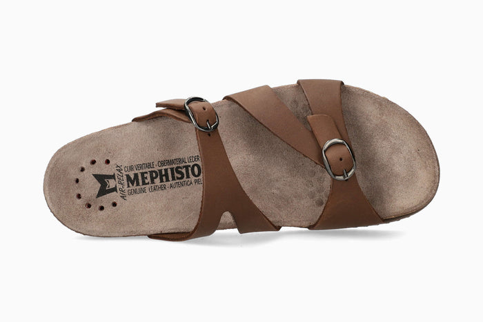 Mephisto Hannel Women's Sandal Dark Brown Top