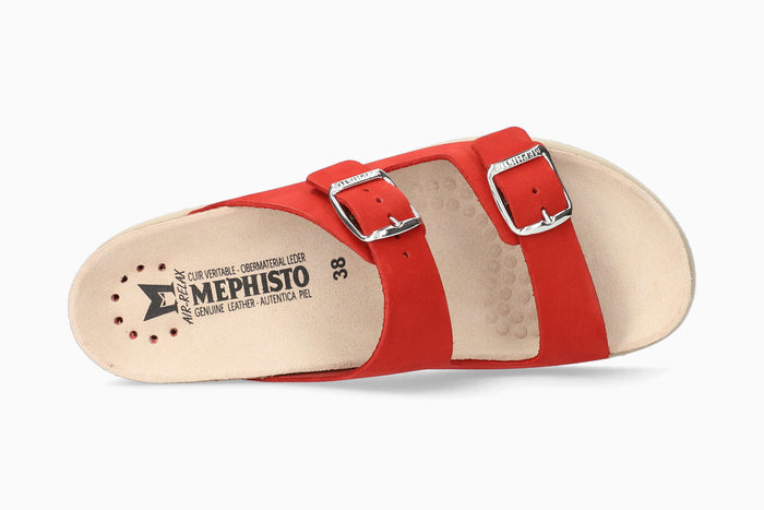 Mephisto Harmony Women's Sandal Scarlet Top