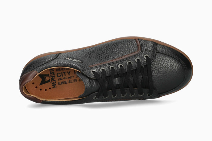 Harrison - Mephisto Men's Sneaker - Black - Top