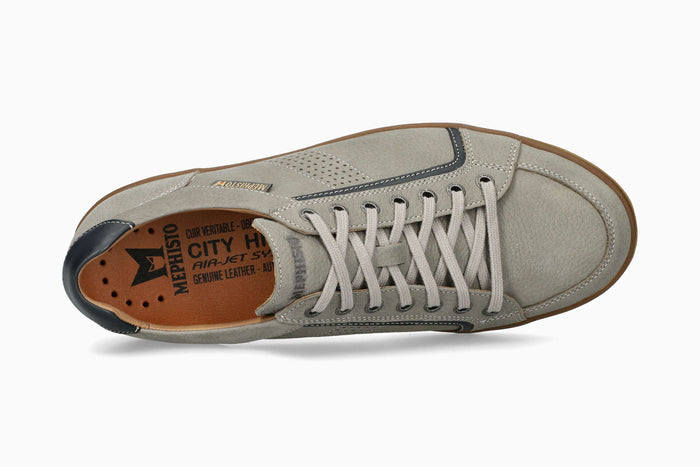 Mephisto Harrison Men's Sneaker Light Grey Top