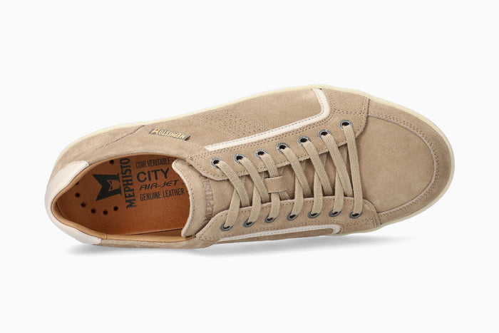 Harrison Mephisto Men's Sneaker Taupe Top