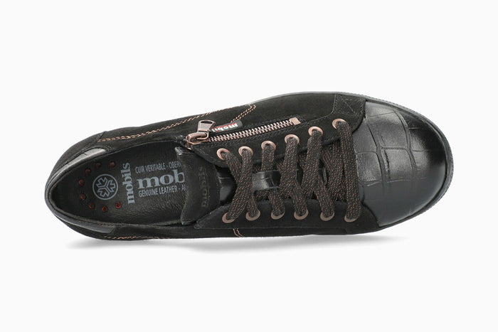 Mobils Hawai Black Velvet Women's Sneaker Top