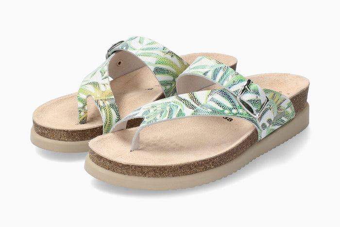 Helen Brights Mephisto Women's Sandals Green Side Pair