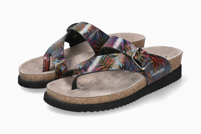Helen Brights Mephisto Women's Sandals Multi Jungle Side Pair