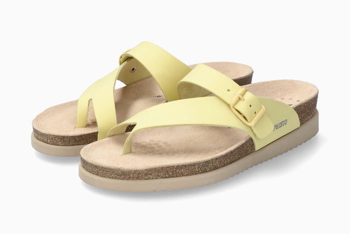 Helen Brights Mephisto Women's Sandals Yellow Side Pair