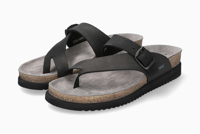 Helen Classics Mephisto Women's Sandals Black Full Pair