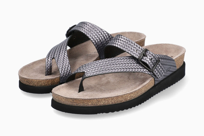 Helen Classics Mephisto Women's Sandals Grey Twist Full Pair