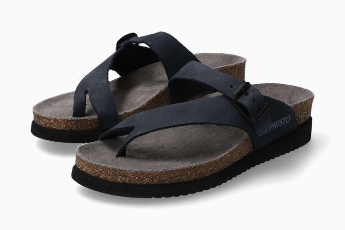 Helen Classics Mephisto Women's Sandals Navy Full Pair