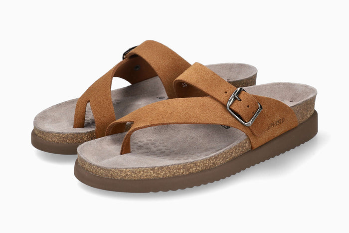 Helen Mephisto Women's Sandals Tobacco Side