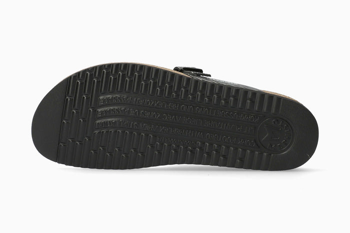 Mephisto Helen Metallics Women's Sandal Black Zebra Sole