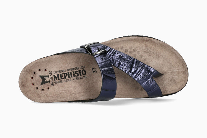 Mephisto Helen Metallics Women's Sandal Blue Top