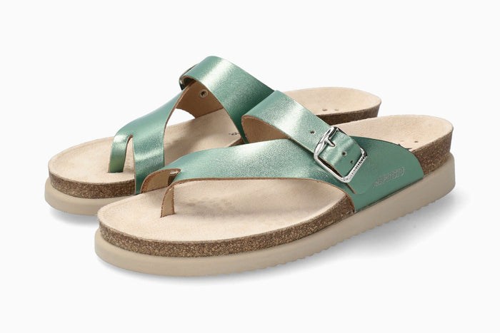 Mephisto Helen Metallics Women's Sandal Green Vega