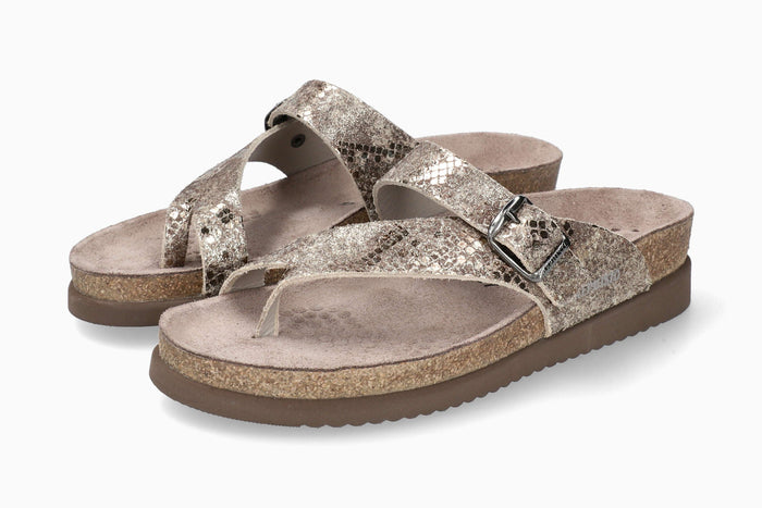 Mephisto Helen Metallics Women's Sandal Platinum Boa