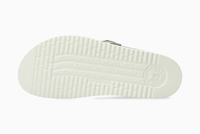 Mephisto Women's Cork Sandal Helen Mix Silver Helios Sole