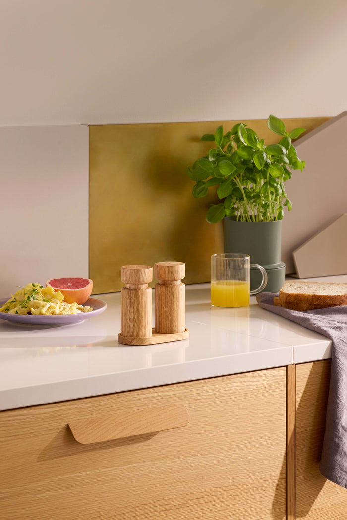 Helsinki mini set with tabletopper, oak 11 cm