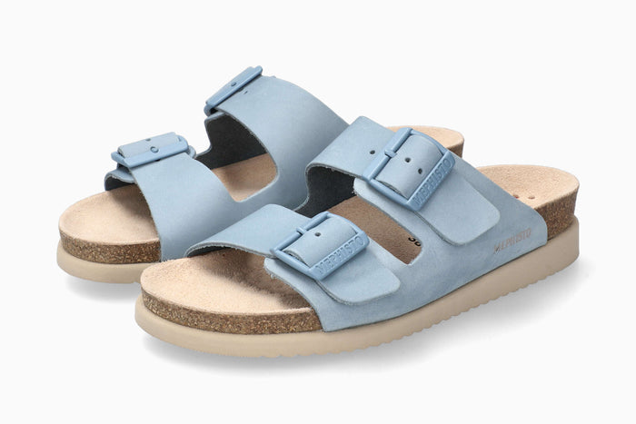 Hester Mephisto Women's Sandals Blue Sky Full Pair