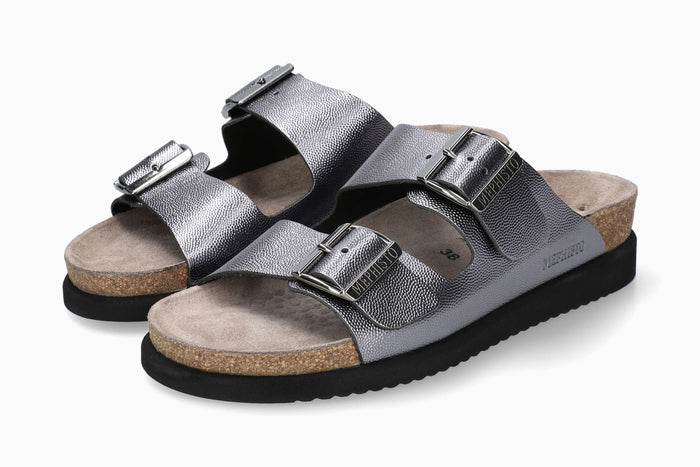 Mephisto Women's Cork Sandal Hester Grey Odysee