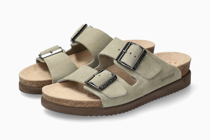 Hester Mephisto Women's Sandals Light Khaki Full Pair