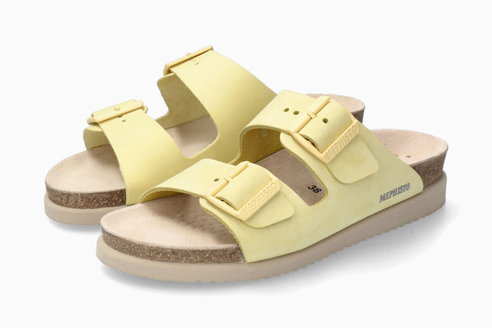 Hester Mephisto Women's Sandals Yellow Full Pair