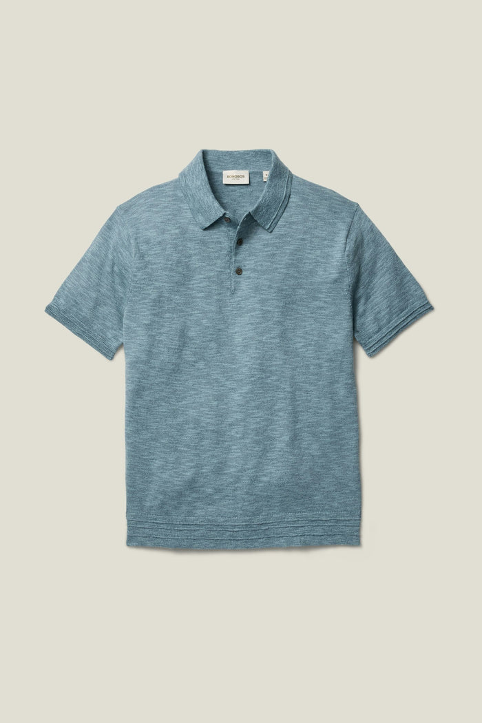 Hudson Linen Cotton Sweater Polo