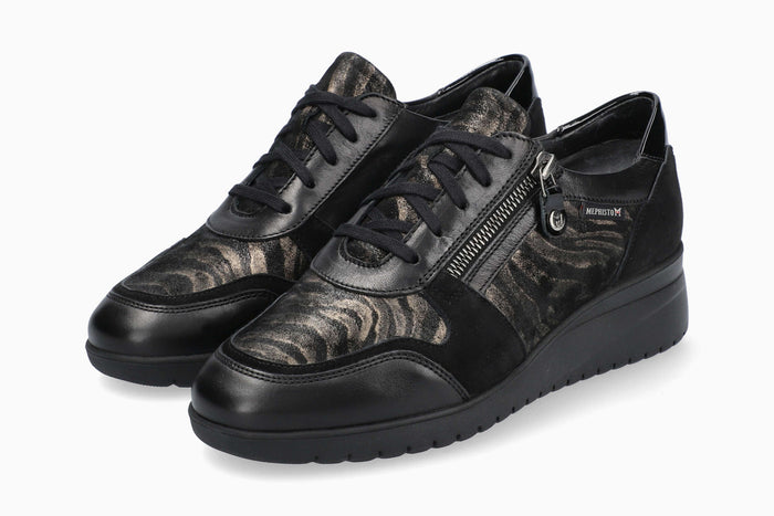 Mephisto Iasmina Black Women's Sneaker