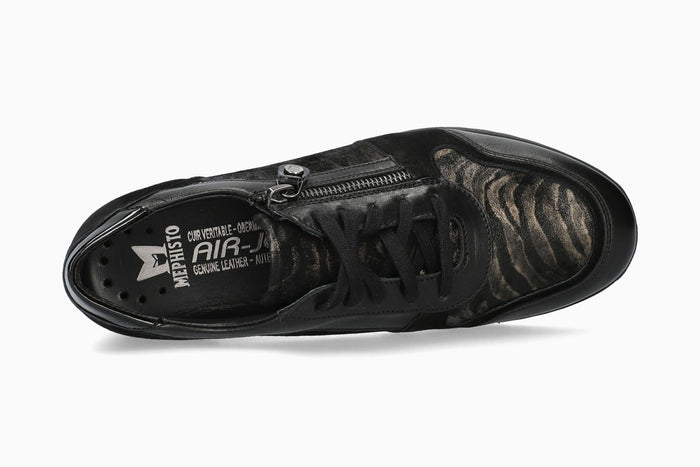 Mephisto Iasmina Black Women's Sneaker Top