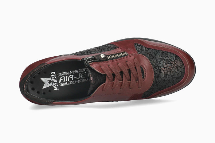Mephisto Iasmina Wine Women's Sneaker Top