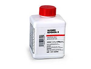 Ilford Ilfosol 3 black and white film developer 500ml bottle with red cap