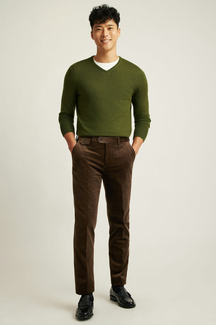 Jetsetter Italian Corduroy Dress Pant
