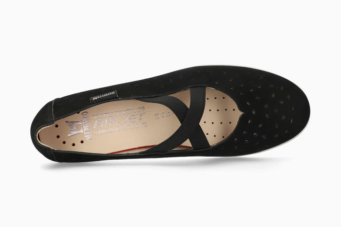 Mephisto Karla Perf Women's Slip-on Black Top