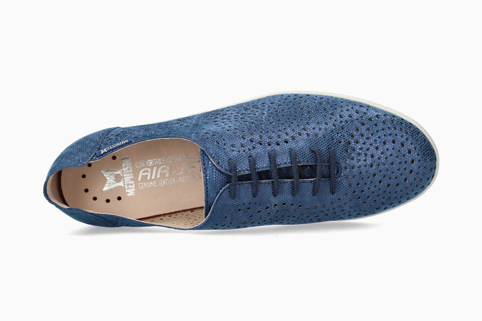 Mephisto Katie Sun Women's Shoe Jeans Blue Top